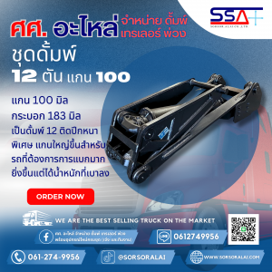 ดั้มพ์ 12 ตัน แกน100